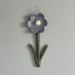 Wandblume aus Keramik